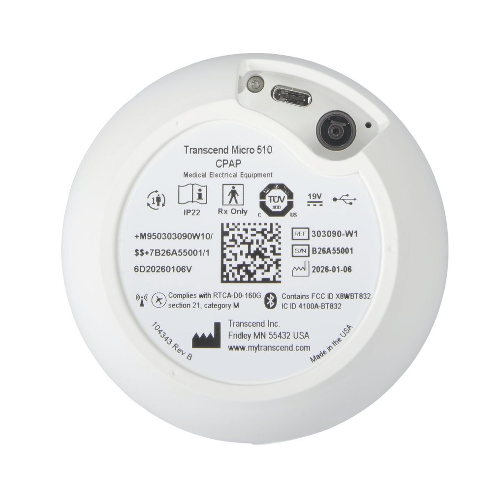 Bottom of micro 510 showing USB C and DC power connection points. USB C for data transfer only.