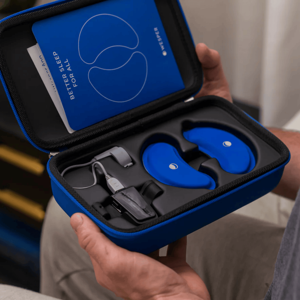 Wesper included carrying case.