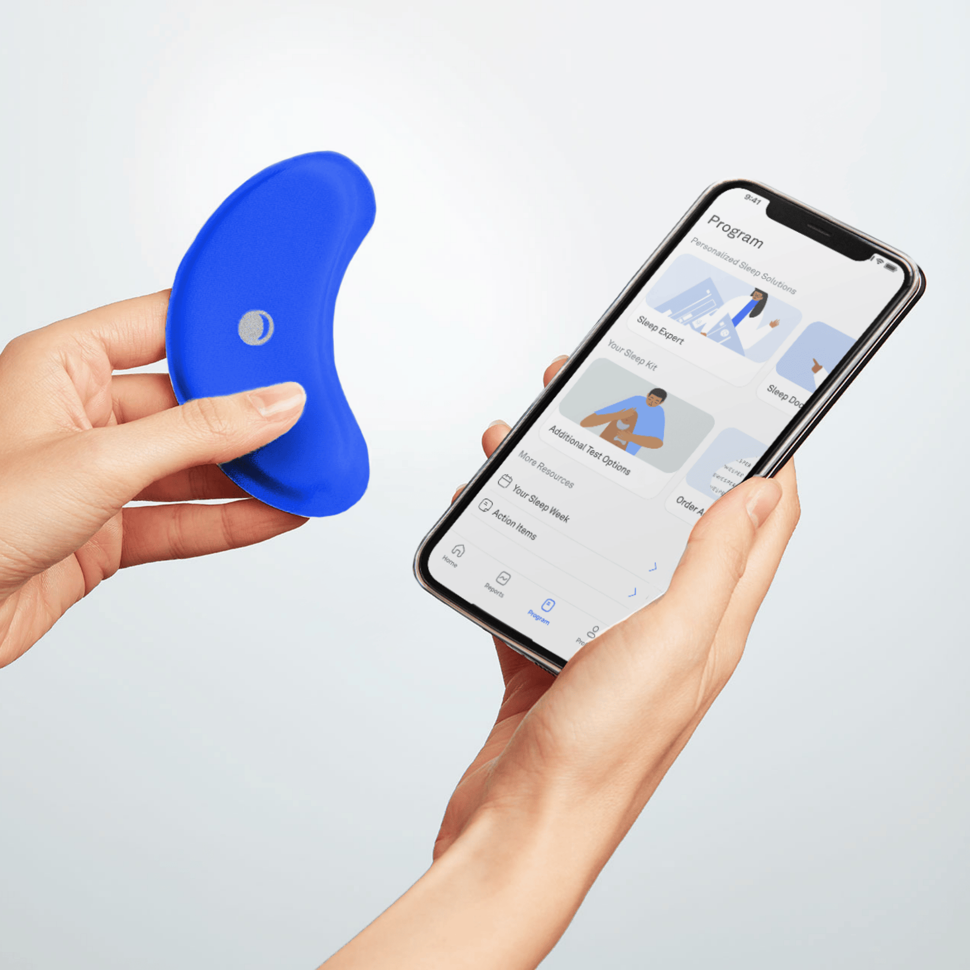 Wesper app and testing pad