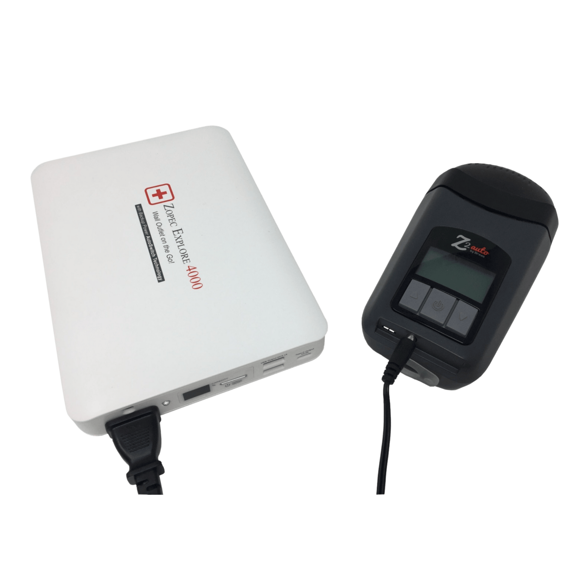 zopec explore 4000 plugged into breas z2 auto